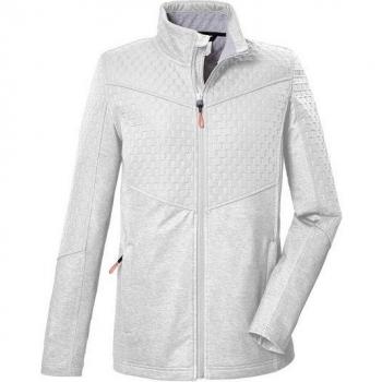 Killtec Funktionsjacke KOS 364 WMN – Damen Sportjacke, 2‑Way‑Stretch, verschließbare Taschen, weiß