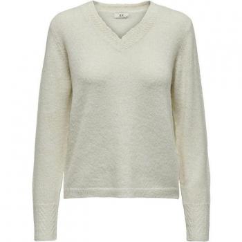 Maglione in lana a V lungo, colore marrone, brand Ingeborg Life