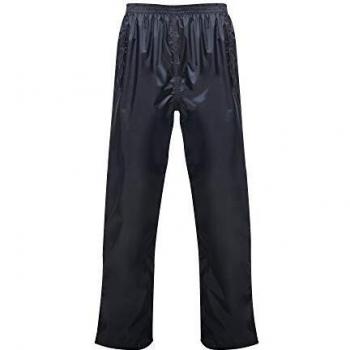 Regatta Pro Pack‑Away Mens Overtrousers – Waterproof & Breathable – Dark Navy, 30R