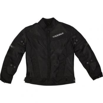 Modeka Moto‑Veste X‑Vent noir, taille S, enfants