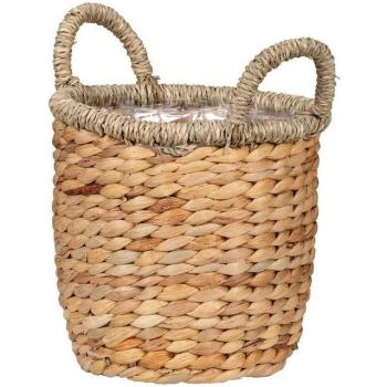 Scheurich Jardinier Vase « Water Hyacinth » 34 cm – Panier à plantes en osier