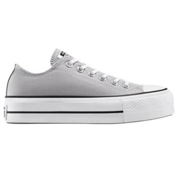 Converse Chuck Taylor All Star Platform Canvas Damesmode – Grijs, Wit, Zwart – EU 37,5