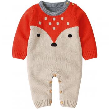 Mono tejido de punto para bebé 0-18M, ropa cálida