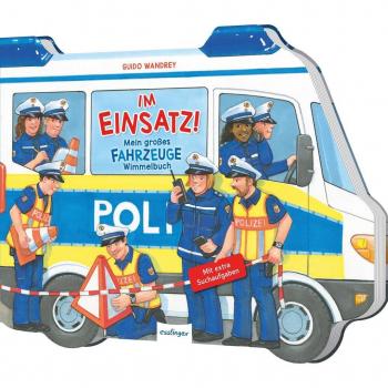 Im Einsatz!: Mein großes Fahrzeuge-Wimmelbuch | Rettungswagen von Polizei, Feuerwehr & Krankenwagen