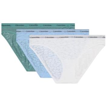 Klein Calvin Klein 3‑Piece Set of White, Slate Turquoise & Frozen Fjord Panties