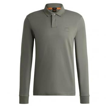 BOSS Orange Passerby Long Sleeve Polo