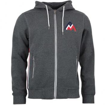 Pull à capuche molleton Peak Mountain Charles Gris