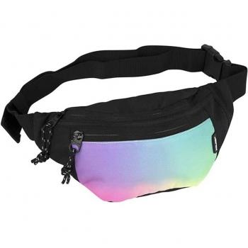Milan Nightfall Fanny Pack Black (30 x 15 x 8.5 cm) TU transparent