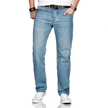 Alessandro Salvarini Basic Stretch Jeanshose für Herren