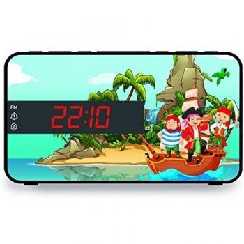 Radio réveil avec image Bigben Interactive Double Alarme Pirates