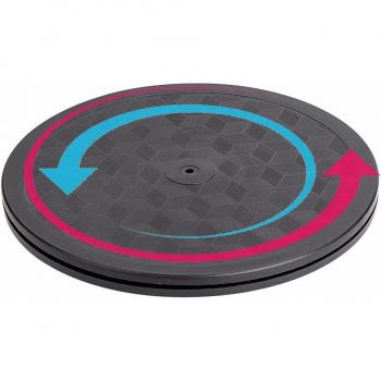 Base pivotante 10 avec roulement à billes en acier pour moniteur/tv/tourne-disque/paresseux Susan