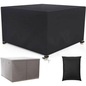 Housse Jardin Universelle – 125 cm × 125 cm × 74 cm, Résistance au Vent, Tissu Oxford 600D