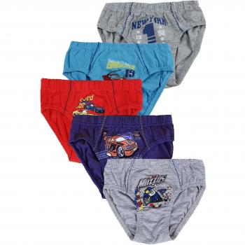 Slip multicolore in cotone per bambini, 5 pezzi KZ 3-5 anni