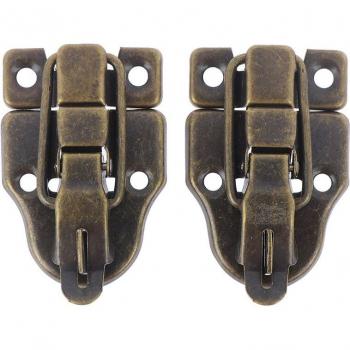 Retro Metal Locking Latches – 2 Pack