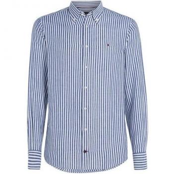Tommy Hilfiger Langarmhemd »CL W-COTTON LINEN MODERN«