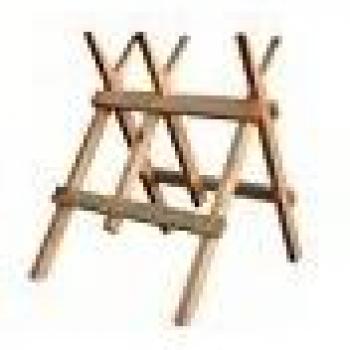 Chevalet de sciage 3 éléments beige