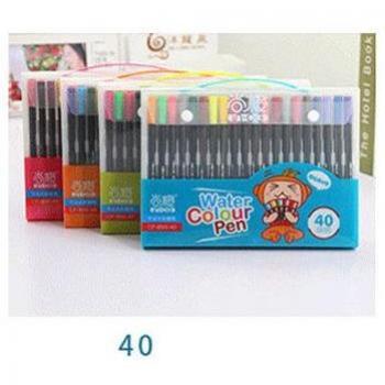 100 Pcs Colored Watercolor Pen Set for Kids