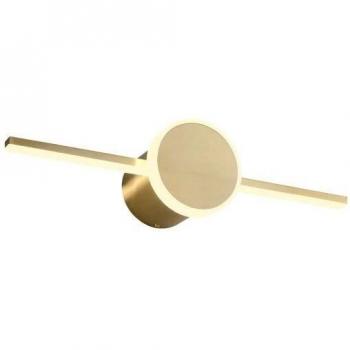 Toolight Luz Pared Redonda 40 cm Oro LED