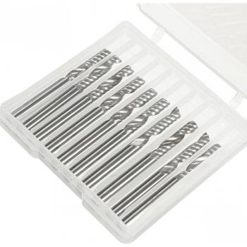 10er Pack CNC Fräswerkzeuge Einzelflöte 3,175x17mm