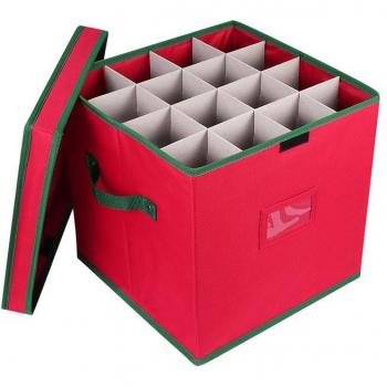 Rangement décorations de Noël 64 boules