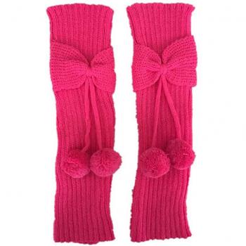 Winter Kids Bowknot Leg Sleeves