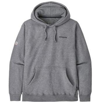 Patagonia Men's Fitz Roy Icon Uprisal Hoody Gray Heather Size M