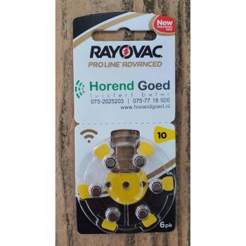Rayovac Proline Geavanceerde P10 Batterijen