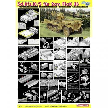 Maquette de l'Escadron Dragon Flak 38 (D6676)