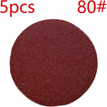 5pcs Red Circular Polishing Discs 125mm Sanding Tool with Grits 80#-1000#