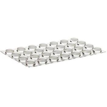 Tampone Autoadesivo 11,1 mm Plastico Trasparente
