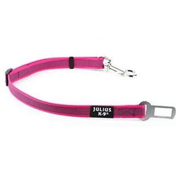 Julius K9 Dog Car Harness Adapter, Grey and Pink
