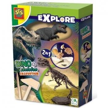 Dinosaur Discovery: T‑Rex Skeleton & Fossil Kit