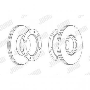 JURID 569266J Disque de frein pour camion