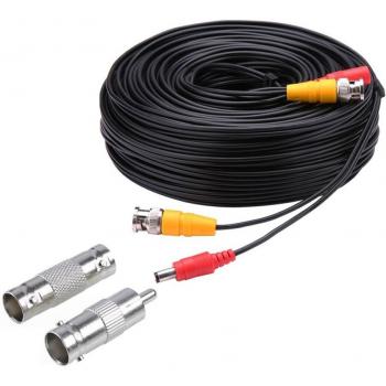 Kit câble BNC alimentation caméra surveillance AHD – 20 m