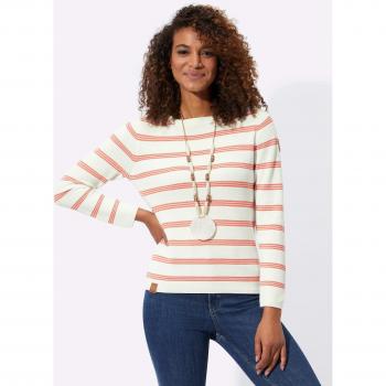 Mehrfarbiger Pullover für modebewusste Frauen