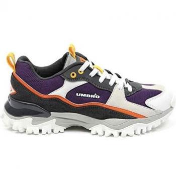 Umbro Bumpy Athletic Trainers Purple / White / Bright Coral / Cool Grey / Charcoal / Butter Yellow UK 6.5Y