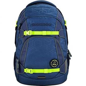 Coocazoo Schulrucksack Mate, Blue Bash, mit Hüftgurt