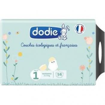 Dodie Couche Écologique Taille 1 2-5kg 56 pièces