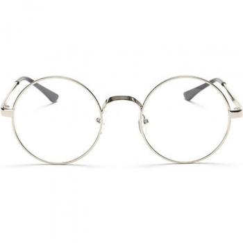 Gafas de Sol de Estilo Retro con Marco Redondo para Mujer