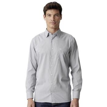 CASAMODA gestreiftes Businesshemd, Herren, Größe 46, blau