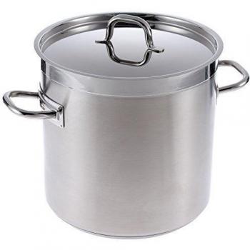 Lacor Chef Lux Olla de Sopa sin Tapa, Plateado, 28 Ø