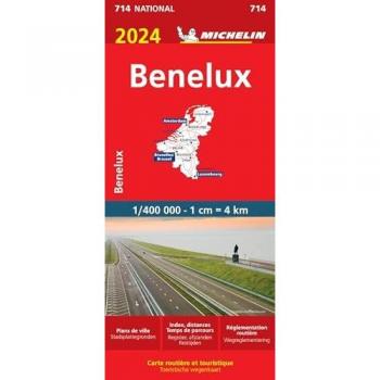 BENELUX 11714 2024: wegenkaart Schaal 1 : 400.000 (Nationale kaarten Michelin)