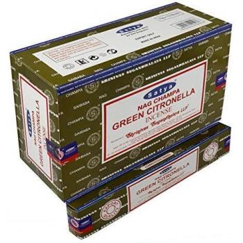 SATYA Nag Champa Green Citronella Incense Sticks