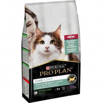 PRO PLAN Liveclear Gatti Adulti Sterilizzati Ricco in Tacchino