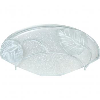 Applique de plafond ÉGLANTINE en verre gris – design rétro