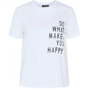 Pieces Damen Kurzarmshirt mit Print