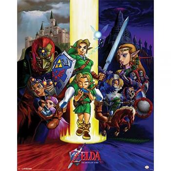 Die Legende von Zelda – Okarina der Zeit Poster (Viererpack, 40x50 cm)