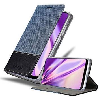 Cadorabo Cover Jeans Optics per HTC Desire 19+ Blu