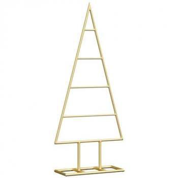 Noël Métal Doré 60 cm, arborescence vivex (acier à peinture par poudre)