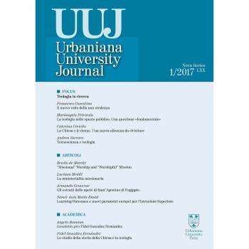 Urbaniana University Journal. Euntes Docete. Focus: Teologia in ricerca